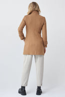 Double Breasted Coat - Camel