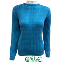 Cable Crew Neck - Sea Green