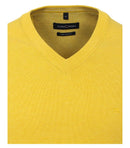 Plain V-neck Jumper - Vibrant Yellow