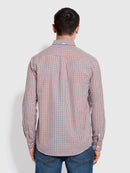 Foxton Check Long Sleeve Shirt - Ember Red